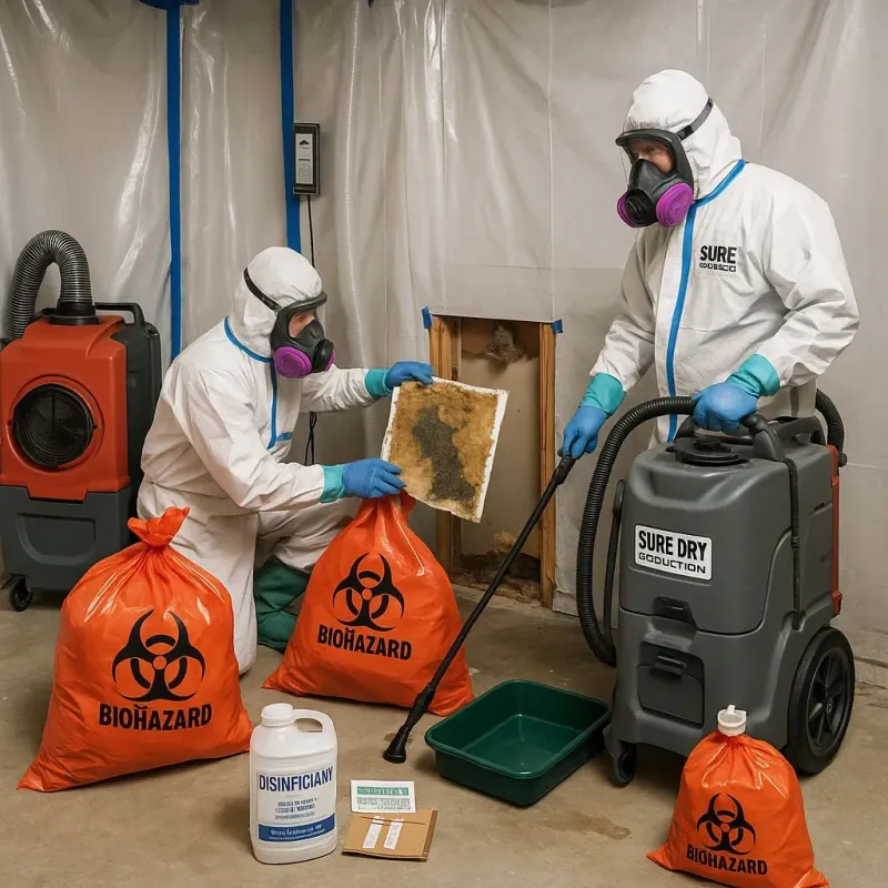 Contaminated Water Handling Protocols process in Heavener, OK